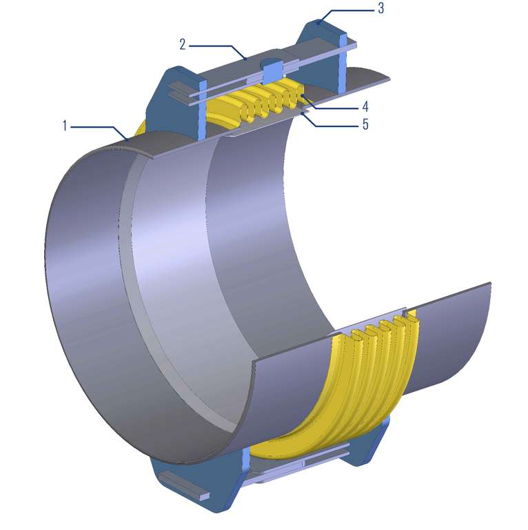 Cro-Magnon – Joints EP1.2 12” セット Pressure Master II Flanged End Bellows Expansion Joint - ADSCO